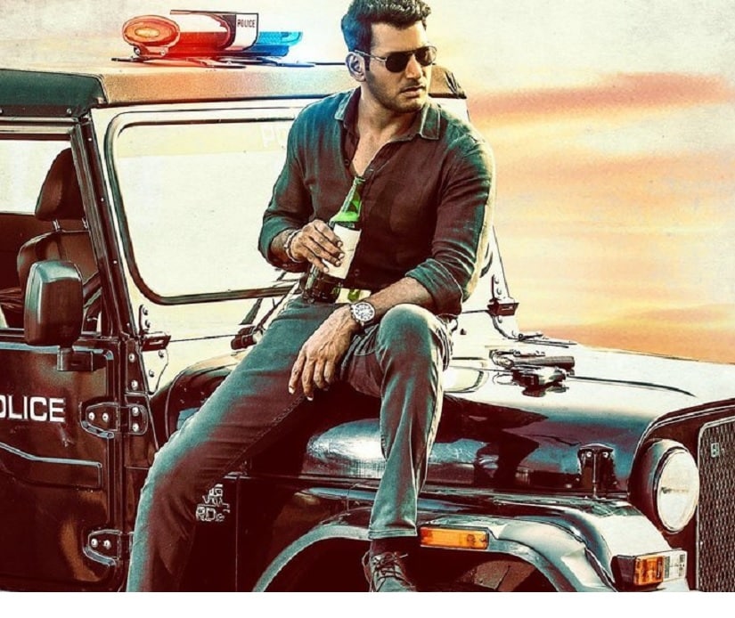 Vishal in Ayogya. Image via Twitter